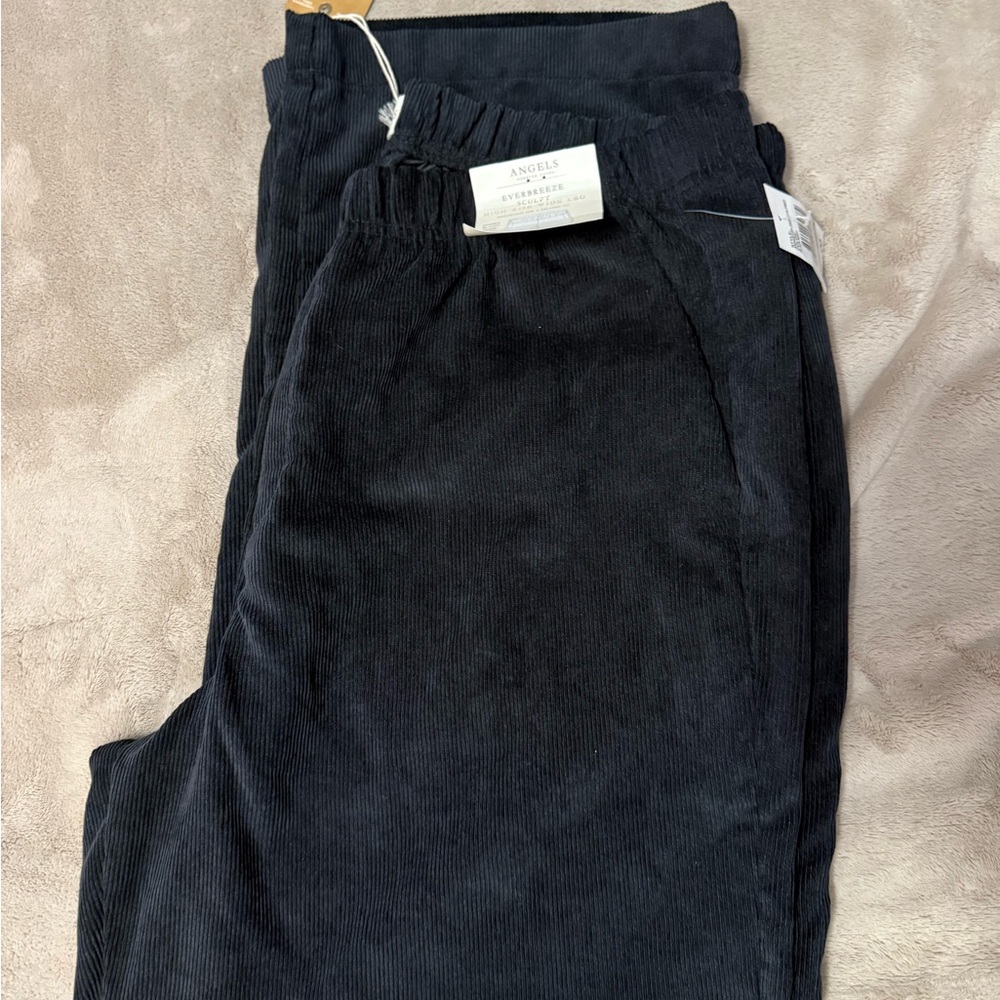 Angels Women's Black Corduroy Pants